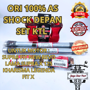 ORI 100% AS SHOCK DEPAN SET HONDA AHM KTL 100% ASLI ORIGINAL HONDA AHM SEAL SHOCK OLI SHOCK SUPRA FIT NEW SUPRA X 125