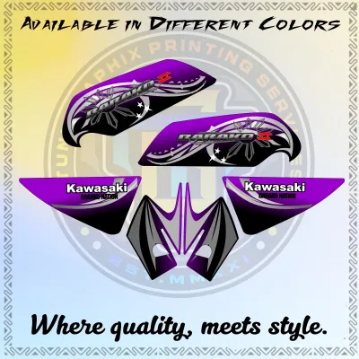 KAWASAKI BARAKO 2 DESIGN STOCK - PREMIUM LAMINATED STICKER