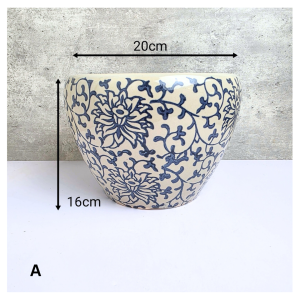 The Leaferie Aveline Big Plant pot Ceramic Flowerpot Planter Flower pot
