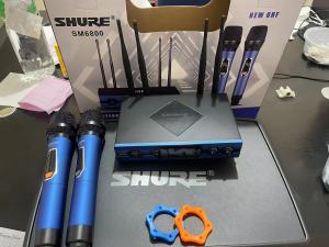SHURE SM6800 TRUE DIVERSITY WIRELESS MICROPHONE SYSTEM DUAL CHANNEL WIRELESS MICROPHONE