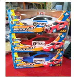 mainan anak super polisi bisa jalan belok & bunyi c2 | Mainan Anak Mobil Mobilan Polisi Ada Lampu Dan Suara