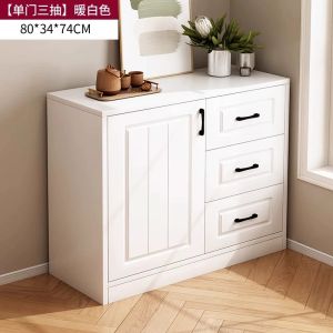 LALA-Sideboard Drawer Bucket Cabinet Lockers Kitchen Cupboard Wardrobe Livingroom Storage Papan Sisi Kabinet Baldi Lukisan Pengunci Lemari Dapur Kunci