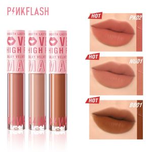 PINKFLASH PinkDiary Silky Velvet Matte Lipstick Lip Cream Smooth High Pigment Lasting Not Dry Set