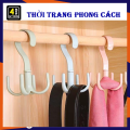 Móc treo đồ 4 chấu xoay 360 độ . Hình Móc Câu Treo Đồ, Giày Dép, Quần Áo, Túi Xách Tiện Dụng. 