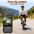 Action Camera Clip Camcorder Recorder Cycling Enforcement Law Portable Recorder WiFi Back HD 4K. 