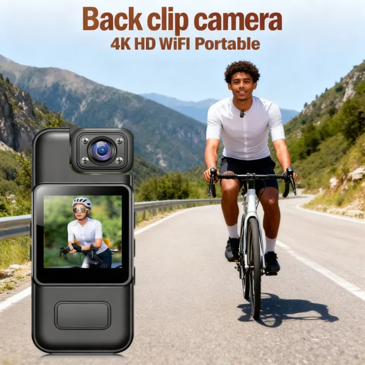 Action%20Camera%20Clip%20Camcorder%20Recorder%20Cycling%20Enforcement%20Law%20Portable%20Recorder%20WiFi%20Back%20HD%204K%20-%20Image%203