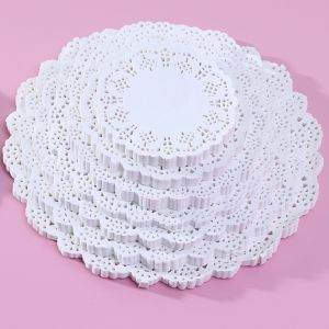 Set 150 tờ Giấy Nến HOA VĂN Lót Đĩa Thấm Dầu Mỡ chiên rán nhà bếp an toàn sức khoẻ