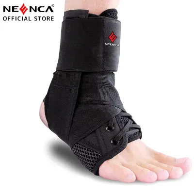 NEENCA Ankle Brace Lace Up Adjustable Support – for Running Basketball Volleyball Tennis! Ankle Wrap for Men Women and Children Sprained Ankle Injury Recovery Ankle Stabilizer