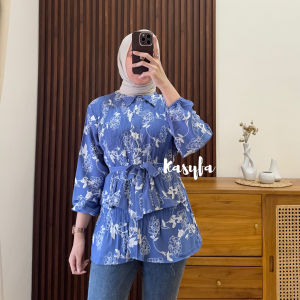 AR - DAHLIA KEMEJA CRINCLE MOTIF // BLOUSE MOTIF CRINCLE PLISKET TALI