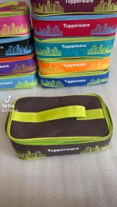 Tupperware Cool N Chic (CNC) Zipper Bunga Es: Tas Tempat Bekal Desain Modern & Chic