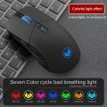 [🇵🇭 Stock&COD] Wireless Mouse For Laptop Bluetooth Mouse Rechargeable Silent Breathing Light 3 Level Adjustable DPI 800/1200/1600 Battery Indicator Ergonomic mouse With USB Receiver. 