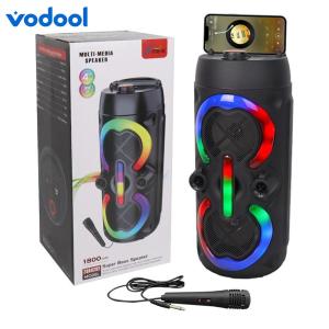 VODOOL Heavy Bass Sound Speaker with Mic & Radio Audio Loud Speaker Rechargeable Party Stereo Speaker for Home Gathering Party