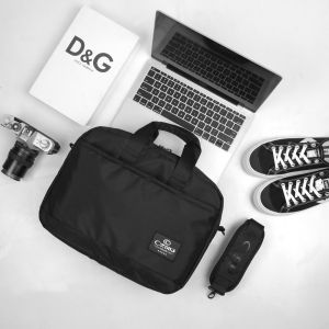 OZONE 780 CAREL Tas Selempang Laptop Water-Resistant Kapasitas Besar 14 inch - Warna Navy