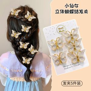 Childrens Large Butterfly Hair Clips Double Layer Girls Hair Clips Butterfly Kids Hair Clips