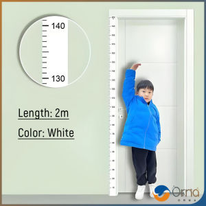 Orna ที่วัดความสูงเด็ก สติ๊กเกอร์ส่วนสูง แบบติดผนัง ยาว 2 m สีขาว/สีใส Height sticker