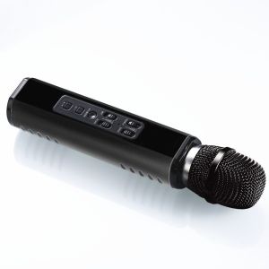 [Penjual Tempatan] Wireless Microphone Dual Speaker Karaoke Mic With Dynamic Singing Microphone Bluetooth Microphone