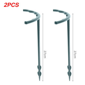 2/4Pack Small Plant Support Stakes Bracket Plastic Flower Plant Support Pile Frame Climbing Bracket Fixing Rod Flower Gardening Plant Climbing Frame Gardening Bonsai Tool Rack