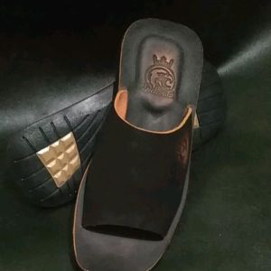 Sandal pria kulit asli.full kulit sampai alas.Delcosta DC10.