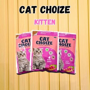 Cat Choize sachet kitten tuna 75grX12 (paket 1dus 12pcs) wet food | makanan kucing untuk kitten rasa tuna cat food