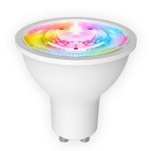 MOES Tuya ZigBee3.0 GU10 WIFI Smart LED Bulbs RGB C+W White Dimmable Lamps Smart Life APP Control Light Bulbs Voice A lexa/Google(ZHA & Zigbee2MQTT)