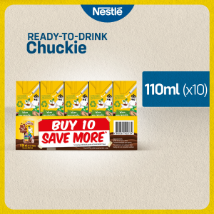 Nestle Chuckie Chocolate Milk Drink 110ml - Pack of 10