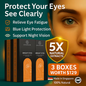 (Bundle of 3)Bright Eyes Eye Support- Lutein Blueberry & Bilberry EXTRACT -Dry Eyes Healthy Vision Blue Light Defense