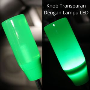 Shift Knob Perseneling Mobil Manual dan Matic Ukuran 10 Cm dan 15 cm Tuas Perseneling Transparan