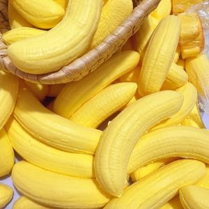 Squishy Banana Fidget Toy Anti-Stress Slow Rising Fruit Pinch Squeeze Stress Reliever Funny Pressure Reducer Prop