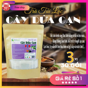 Trà túi lọc Cây Dừa Cạn túi zip 90g Tốt cho bệnh ung thư làm nâng cơ da và lọc máu dùng thông tiểu tiện lợi tiểu hỗ trợ trị huyết áp cao trị vấn đề tiêu hóa kém và lỵ (cấp và mãn tính)...