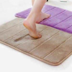 Keset Kaki Anti Slip Bahan Memory Foam Keset Kamar Mandi Nyerap Air High Quality