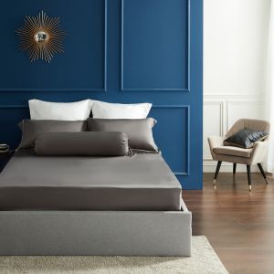 Palais Suite TENCEL™ LF Steel Gray Fitted Sheet Set