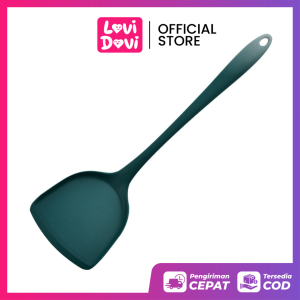 Sutil Tumis Tahan Panas Anti Leleh Silikon Food Grade BPA Free/ Spatula Sodet Silikon Tebal Premium