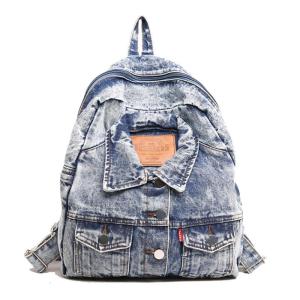 Trendy Large Capacity Jean Backpack Fashion Travel Rucksack Casual School Bag for Students Commuters and Adventurers