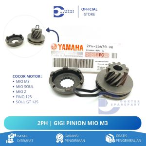 2PH GIGI PINION SELAH MIO M3 / MIO SOUL / MIO Z / FINO 125 / SOUL GT 125 / GIGI GEAR / KICK STATER