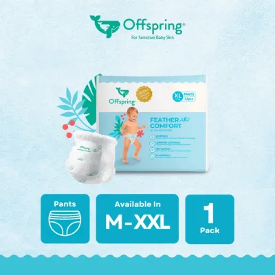 OFFSPRING FeatherAir Comfort Baby Diapers Pants M44/L38/XL32/XXL28