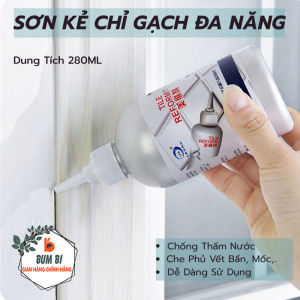 Sơn Viền Gạch Chống Thấm Đa Năng Dung Tích 280ML Sơn Kẻ Chỉ Gạch Nền Nhà Chống Ẩm Mốc Che Vết Bẩn