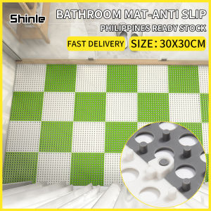 30x30cm Bathroom Shower Mat Non-Slip PVC Floor Mats for Toilet Bathroom kitchen balcony Rug Adjustab