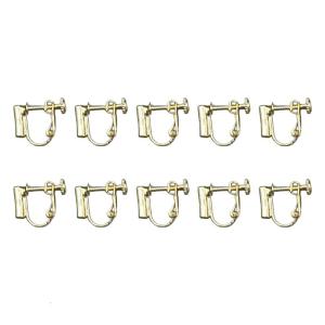 Interchangeable U Shaped Screw Ear Clip Adapter for Multiple Styles Earrings and Craft Projects