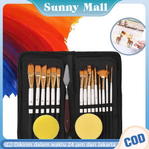 18PCS Kuas Alat Lukis Set/Alat Lukis Kuas Cat Air Minyak/Mix Kuas Lukis Set Lengkap/Art Brush Set