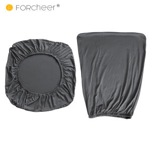 Universal Stretchable Office Chair Cover Solid Color Spandex Desk Computer Chair Cushion Cover Backrest Gaming Chair Cushion Pad Cover Anti Slip Anti Scratch Stain Resistant Wear Resistant Removable Washable Chair Protector