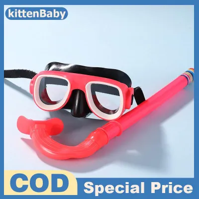 kittenBaby Trẻ em Lặn Kính lặn Ống thở đặt bơi khung lớn thiết bị lặn HD Kính lặn