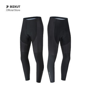 Bizkut Premium Pro Long Cycling Tights 3D Gel Padded Compression Pants for Men and Women L3