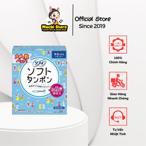 Băng Vệ Sinh Tampon Unicharm Soft Nhật Bản Kháng Khuẩn Thấm Hút Tốt