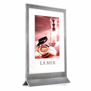 FANTASY E LIFE SVIAO A4 Personalized Magnetic Cloth Textured Leather Display Board High-end Table Sign Holder Advertising Poster Photo Picture Menu Price Display Stand Menu Holder Menu Rack Menu Folder Menu Stand Display Holder