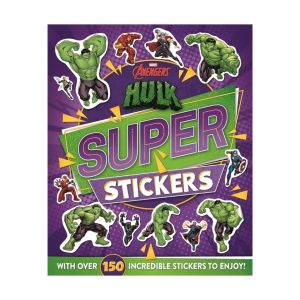 Marvel Hulk Super Stickers & Activity Book With Puzzles Mazes Spot The Difference & Over 150 Stickers