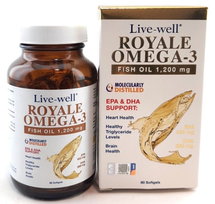 ROYALE OMEGA 3 Fish Oil 1200MG 60 S expired 12 24 Lazada