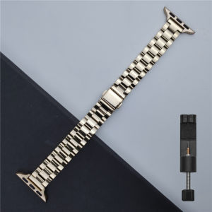 Vòng tay dây kim loại For apple watch Series 11 10 9 8 7 6 se dây đeo 41mm 45mm 40mm 44mm 42mm 46mm dây đeo bằng thép không gỉ mỏng iwatch ultra 2 ultra3 49mm dây đeo nữ