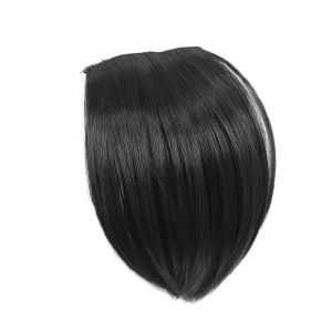 LRB81 Party Black High quality Hair Extension Female Girls Increase Hair Volume Hair Styling Tool Women Heat Resistant Fiber Top Side Cover Hair Piece Synthetic Pads Invisible Seamless Hair Pads