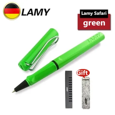 LAMY Safari Rollerball Pen ปากกาโรลเลอร์บอล ลามี่ ซาฟารี ของแท้100% มี 8 สี ดำ แดง ชมพู ฟ้า เขียว ม่วง เหลือง เทาน้ำเงิน