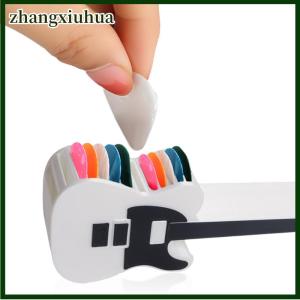 zhangxiuhua Guitar Picks Holder Box Guitar Pick Display HolderGuitar Pick Storage Box Set For Guitar Players And Music Enthusiasts